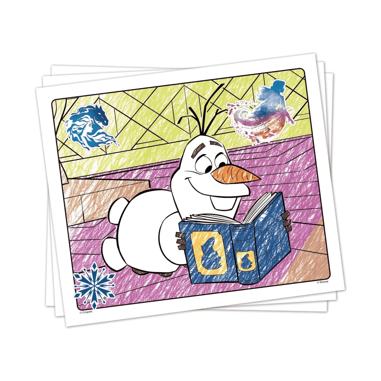 Libro Para Colorear Stickers Frozen 2