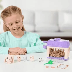 Little Live Pets - Mamá Surprise Minis Conejito con Bebés
