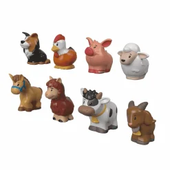 Little People Pack de 8 figuras animalitos de la granja juguetes Mattel GFL21