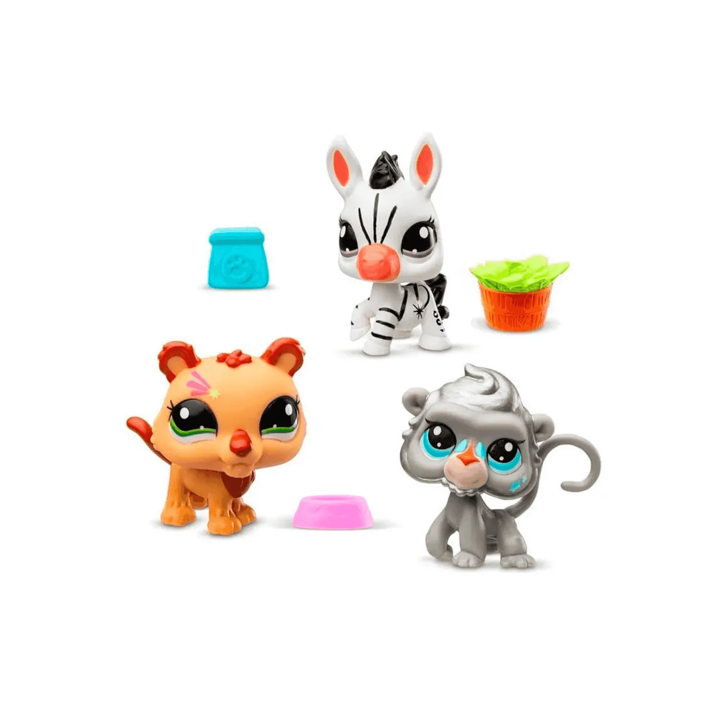 Littlest Pet Shop Pack Zoo 3 Mascotas