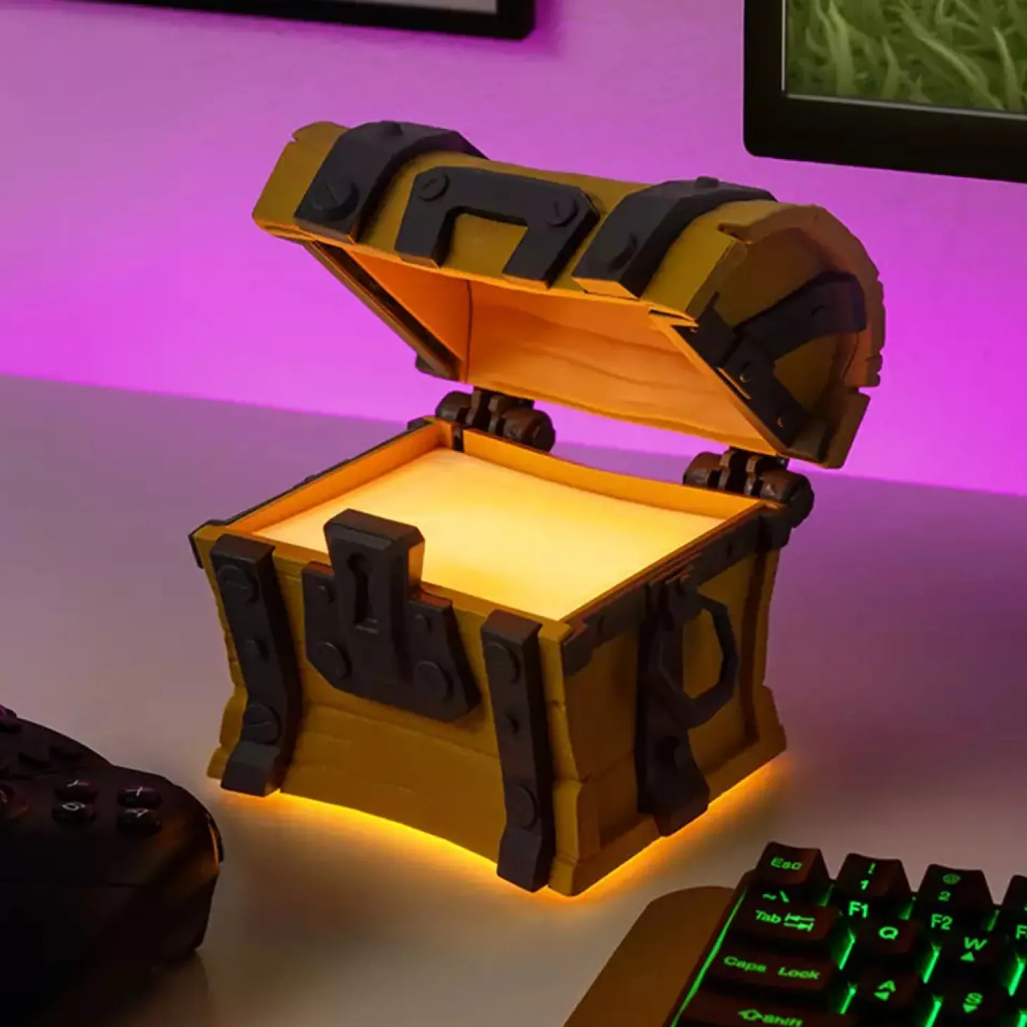 Lámpara Cofre Fortnite Luz Chest Light