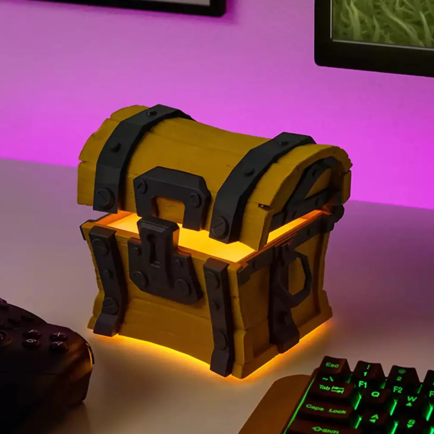 Lámpara Cofre Fortnite Luz Chest Light
