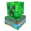 Lámpara 3D con Despertador y Fecha Minecraft (4 en 1)