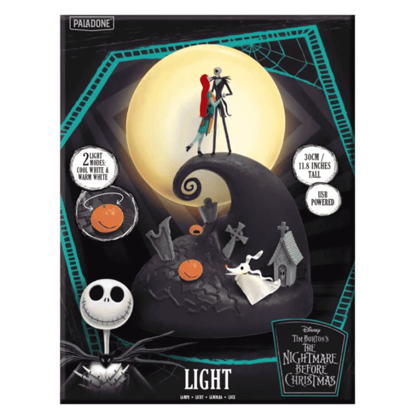 Lámpara Diorama Pesadilla Antes de Navidad Paladone 30 cm