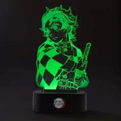 Lámpara LED de Mesa Demon Slayer – Diseño Tanjiro