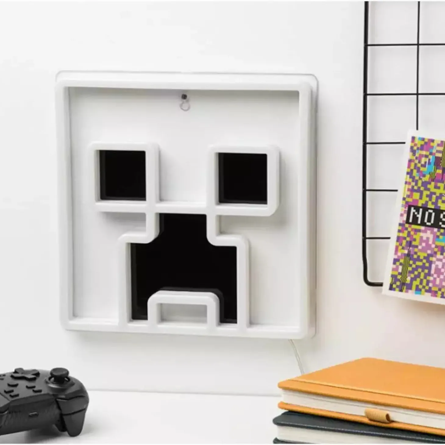 Lámpara LED neón Creeper Minecraft 25 cm