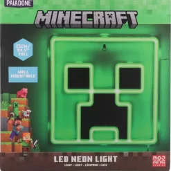 Lámpara LED neón Creeper Minecraft 25 cm