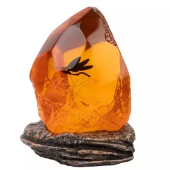 Lámpara Ámbar Jurassic Park con Mosquito