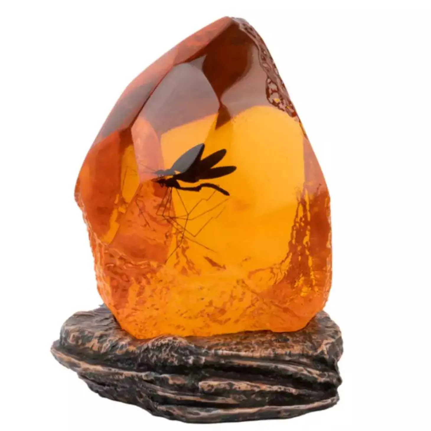 Lámpara Ámbar Jurassic Park con Mosquito