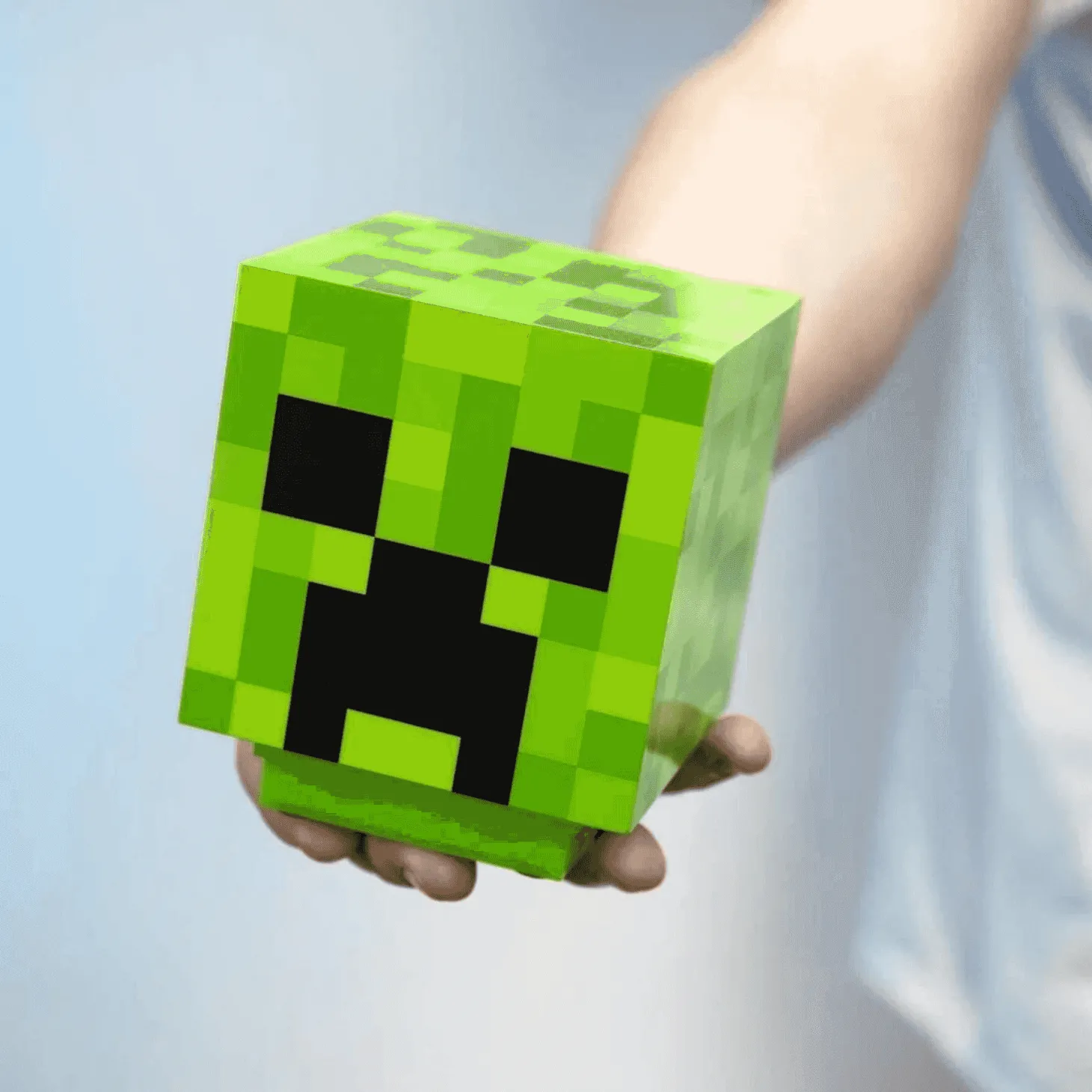 Lámpara Minecraft Creeper con sonido 11 cm