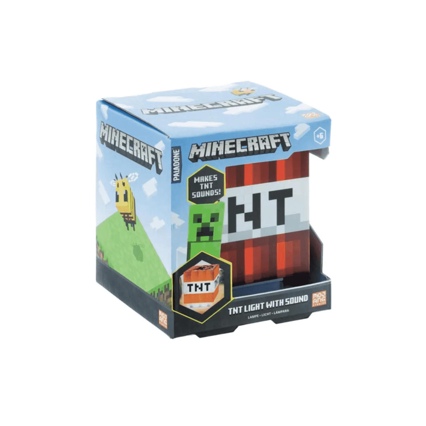Lámpara Minecraft TNT 3D con sonido – Paladone