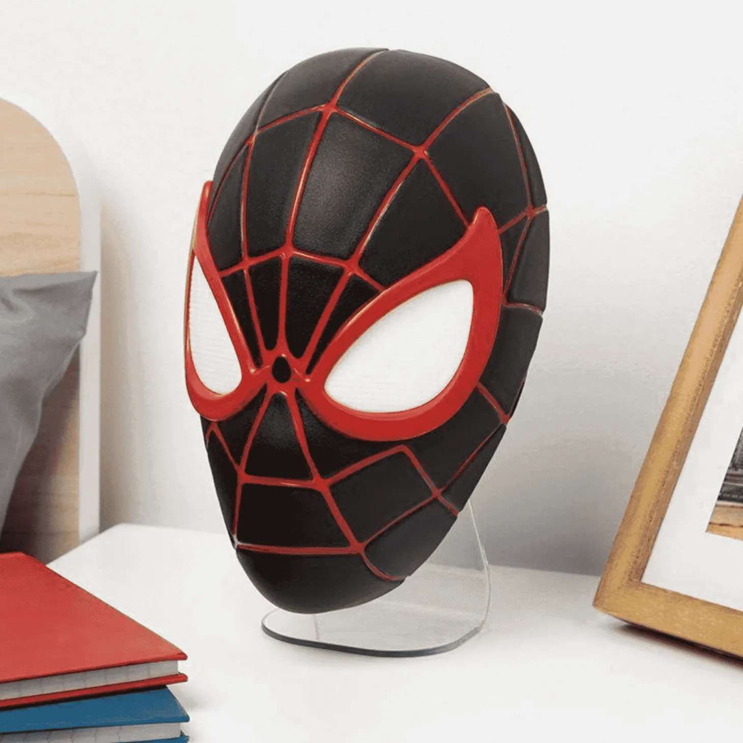 Lámpara Máscara Miles Morales Spiderman Paladone