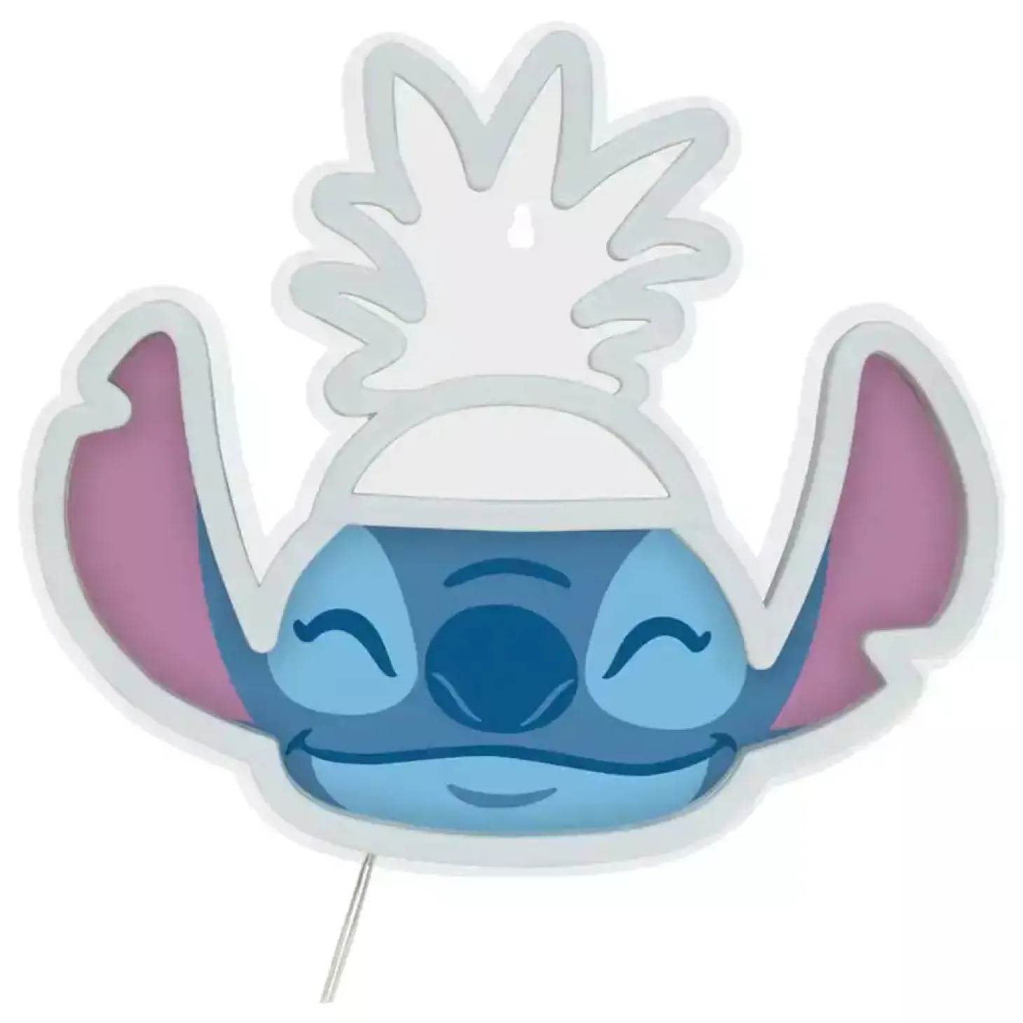 Lámpara neón Stitch pared 24 cm