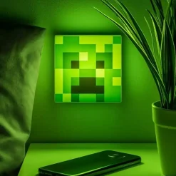 Lámpara nocturna Creeper Minecraft