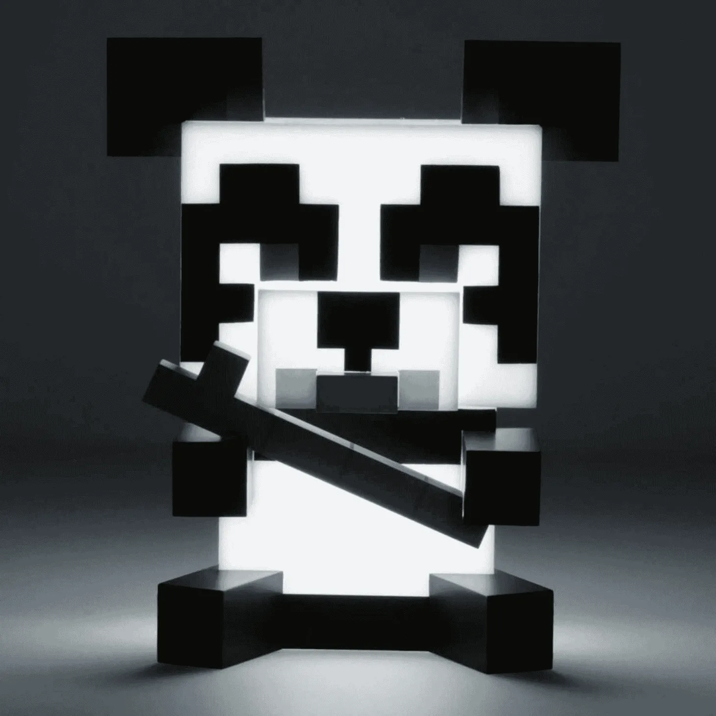 Lámpara Panda Minecraft 15 cm
