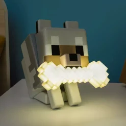 Lámpara Wolf GloBuddies Minecraft 14 cm