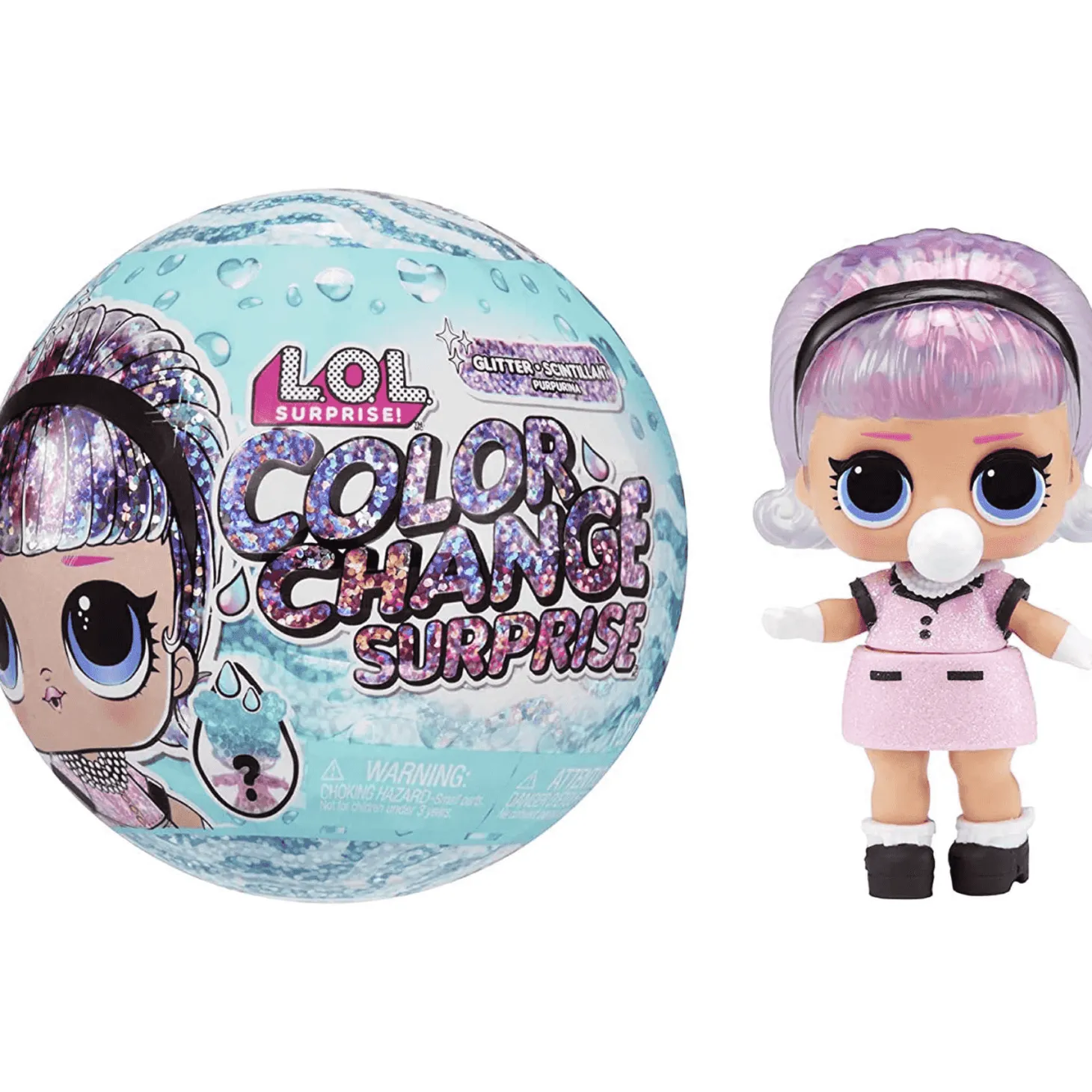 LOL Surprise Glitter Colour Change Modelo Sorpresa