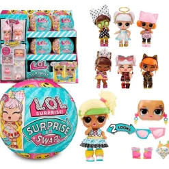 L.O.L. Surprise Muñeca Surprise Swap surtida con 8 sorpresas en display PDQ