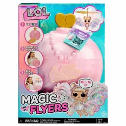 L.O.L. Surprise Muñeca Voladora Magic Wishies - Flutter Star (Alas rosas)