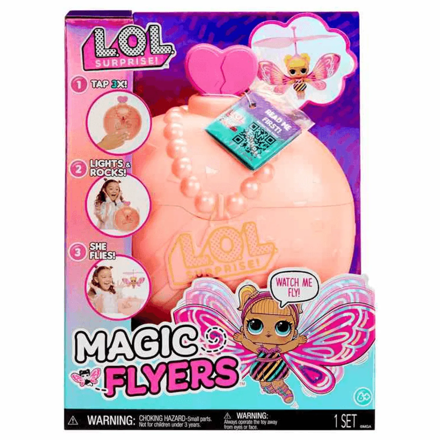 L.O.L. Surprise Muñeca Voladora Magic Wishies - Wonder Wings (Alas doradas)