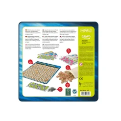 Lotería Metal Box (100% Madera FSC) - Juego Clásico de Bingo en Caja Metálica