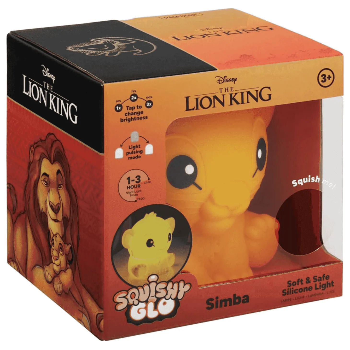 Luz de noche infantil Simba silicona recargable Disney
