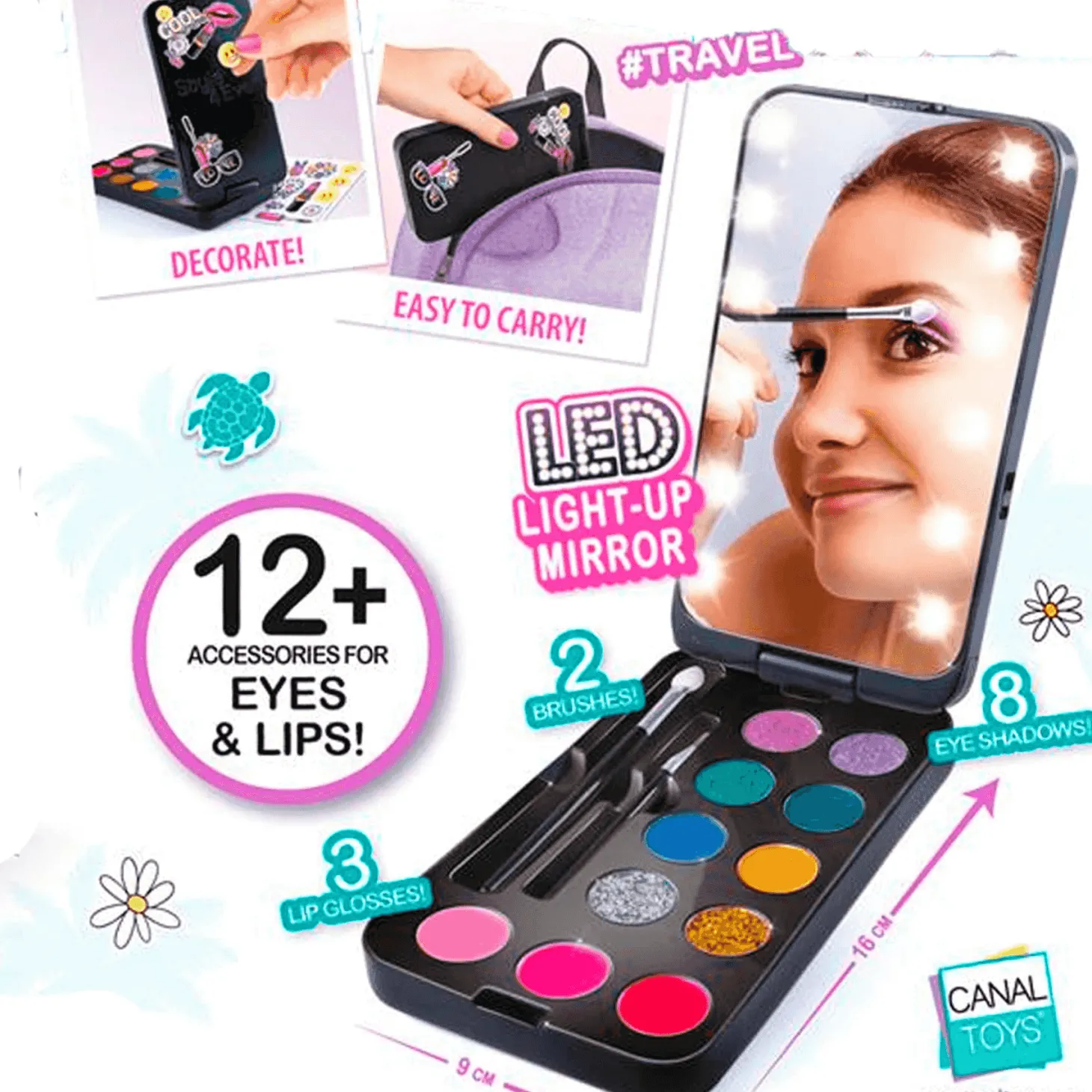 Maletin de Viaje Make Up LED
