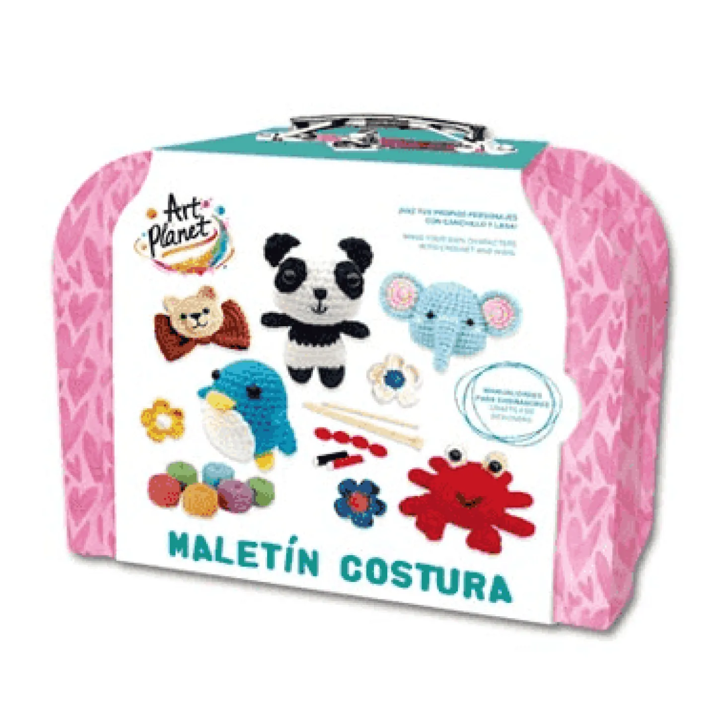 Maletín Costura Art Planet – Aprende ganchillo y crea tus personajes (6+)