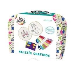 Maletín Craftbox – Set de bordado creativo (6+)