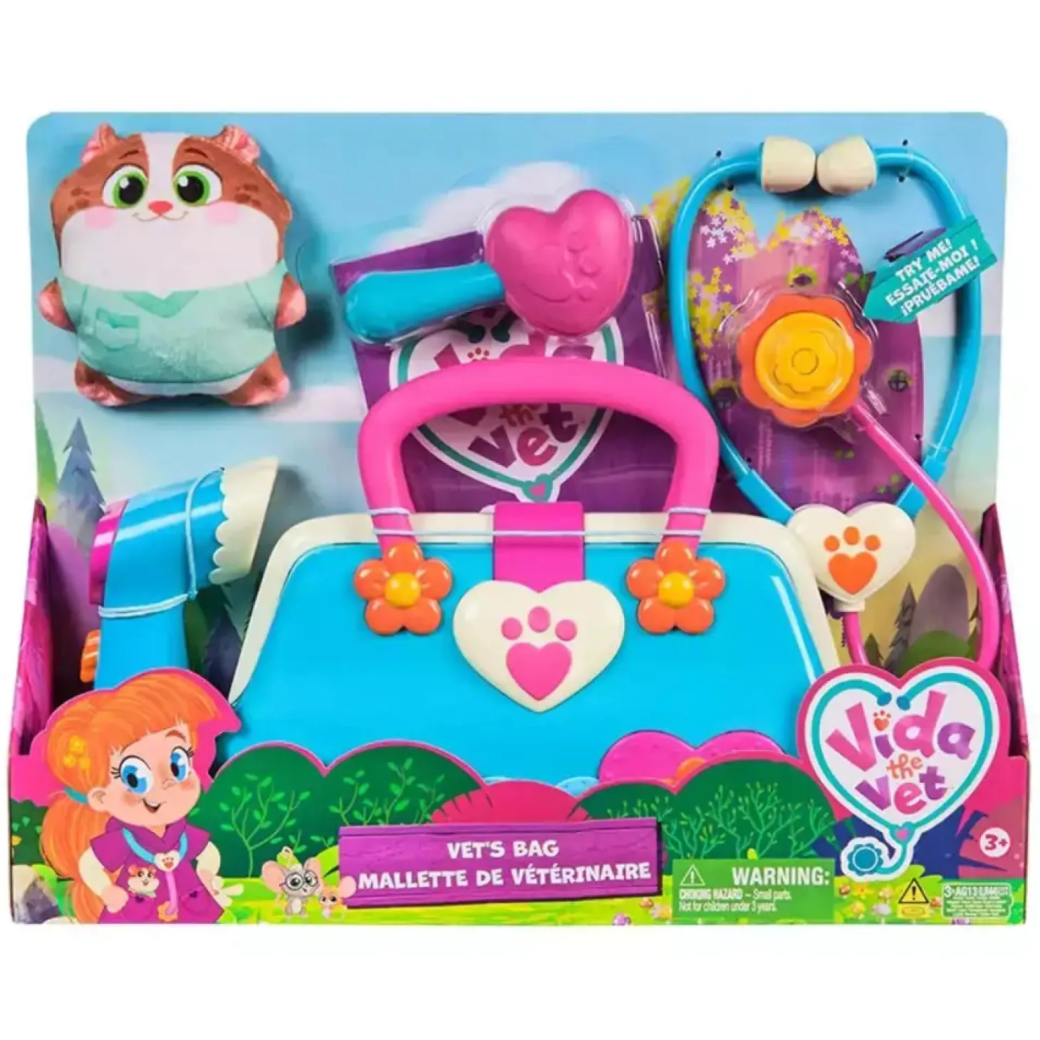 Maletín veterinaria Vida the Vet con peluche - Spin Master