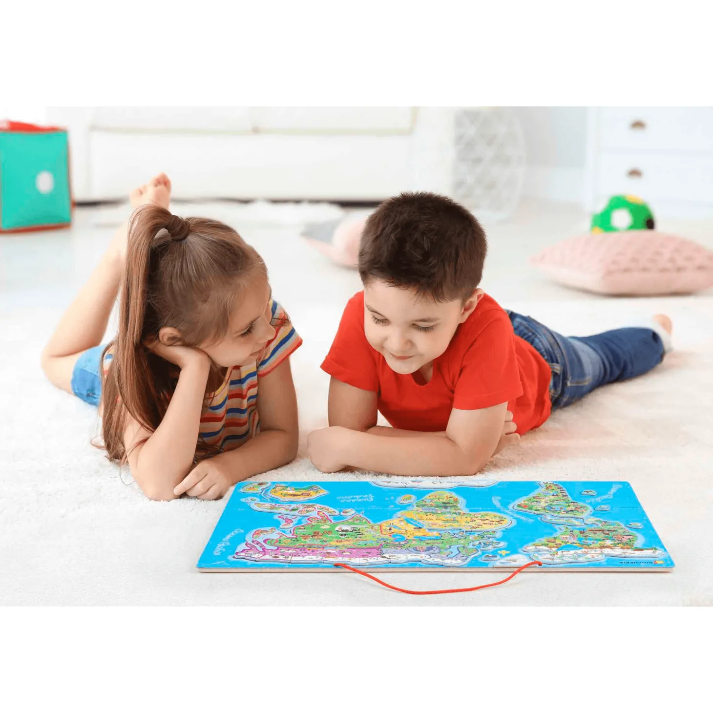 Mapamundi Magnético para Niños