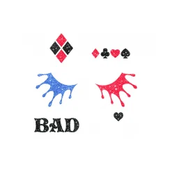 Maquillaje adhesivo Harley Q