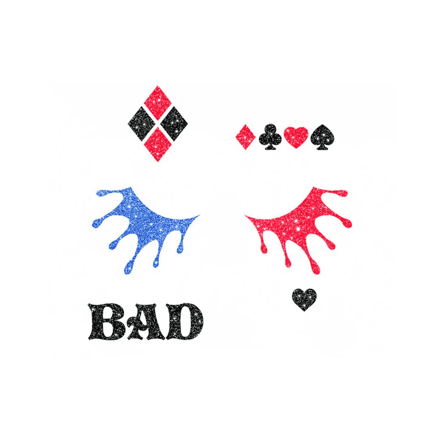 Maquillaje adhesivo Harley Q