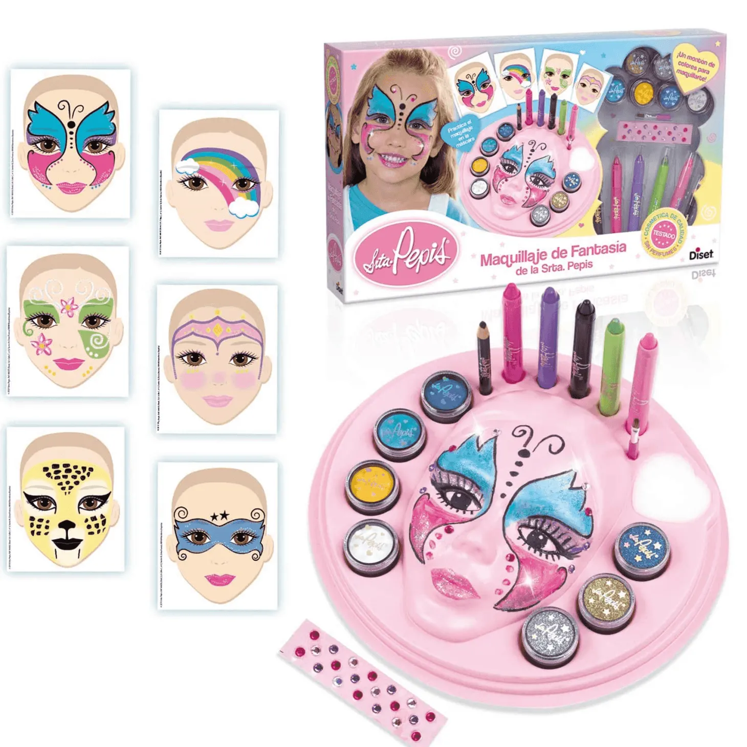 Maquillaje de Fantasía Señorita Pepis