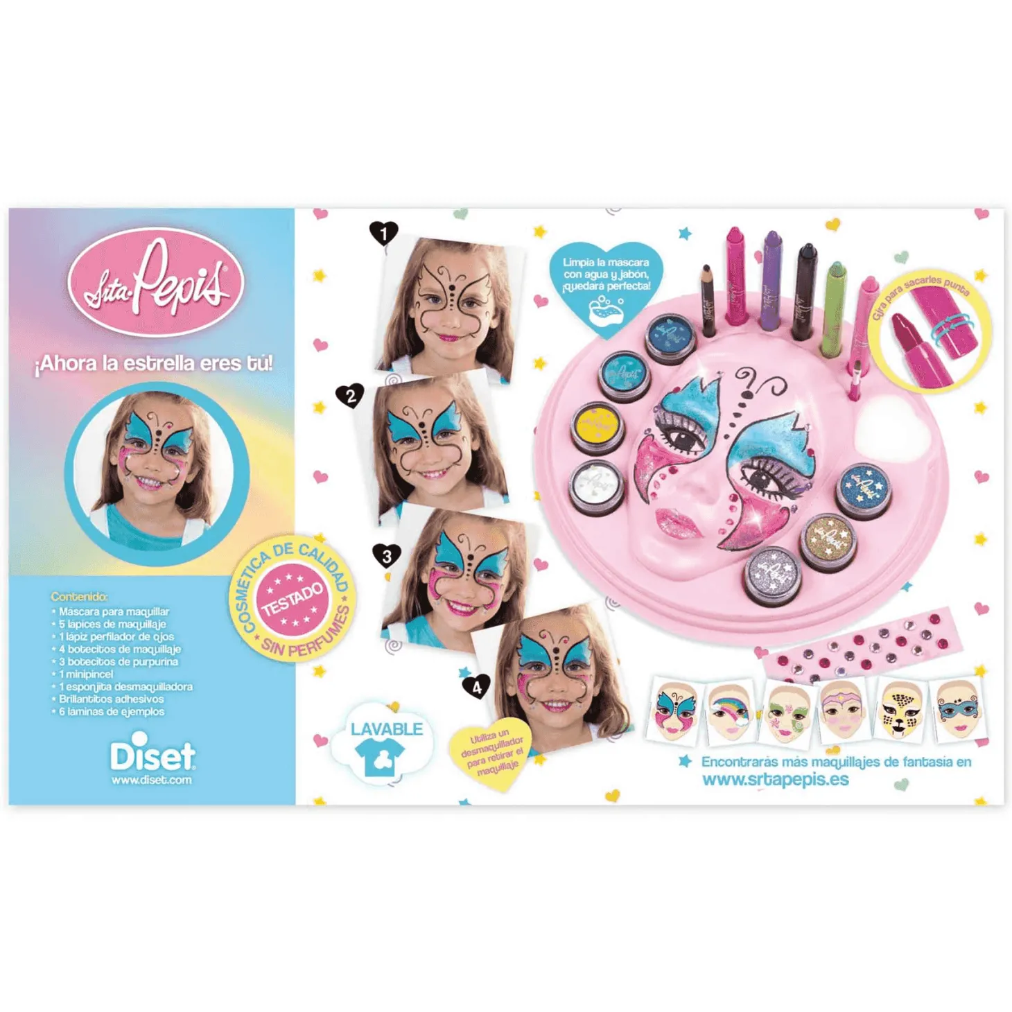 Maquillaje de Fantasía Señorita Pepis