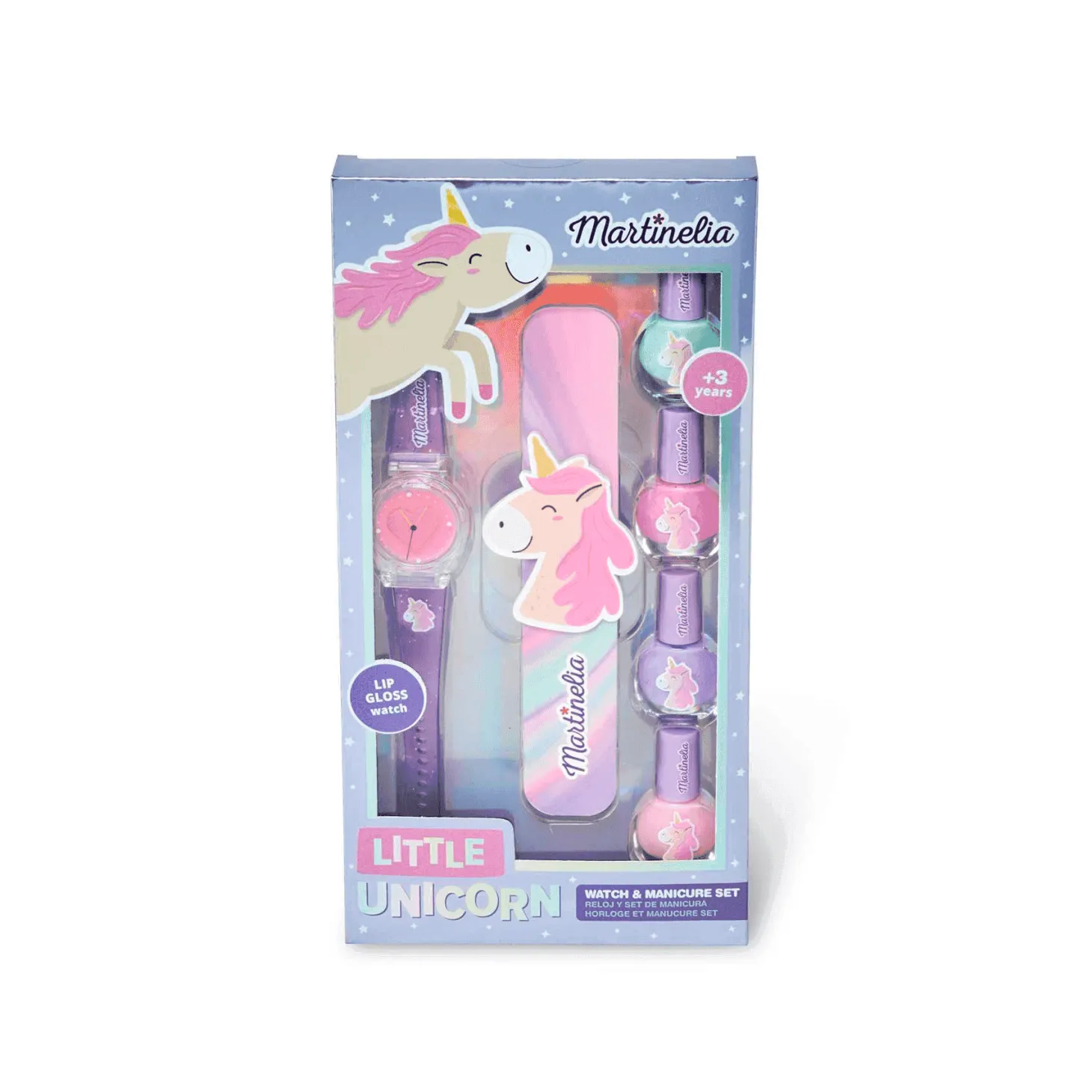 Martinelia Set de Manicura y Reloj Little Unicorn