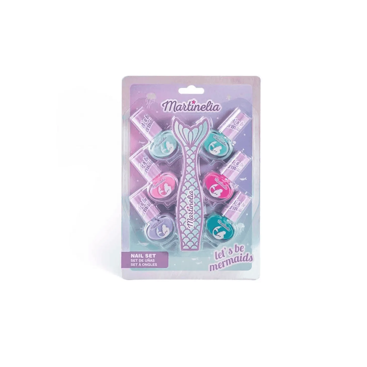Martinelia set de uñas let´s be mermaids