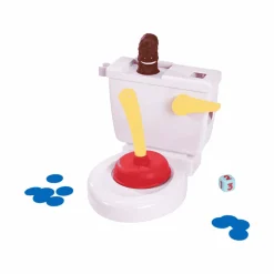 Mattel Games juego de mesa Baño boom ¡Atrapa la caca! 5 años