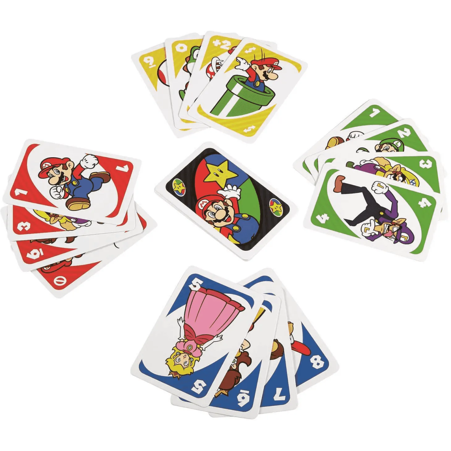 Mattel Games UNO Super Mario Juego de cartas 7 años