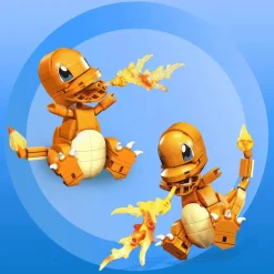 Mega Construx Pokémon Construye y muestra Charmander - Juguete de Mega Pokémon