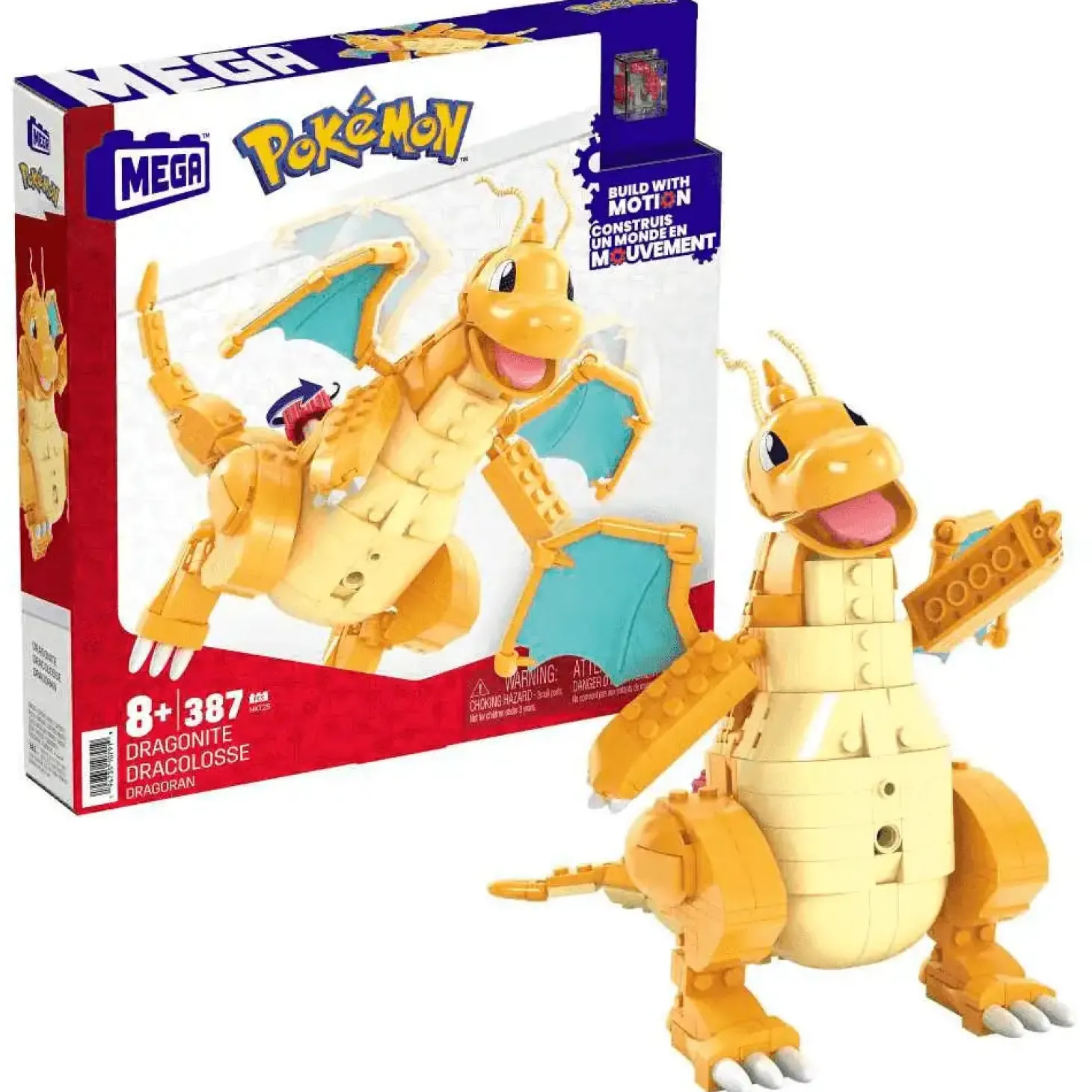 Mega Construx Pokémon Dragonite - Juguete de Mega Pokémon