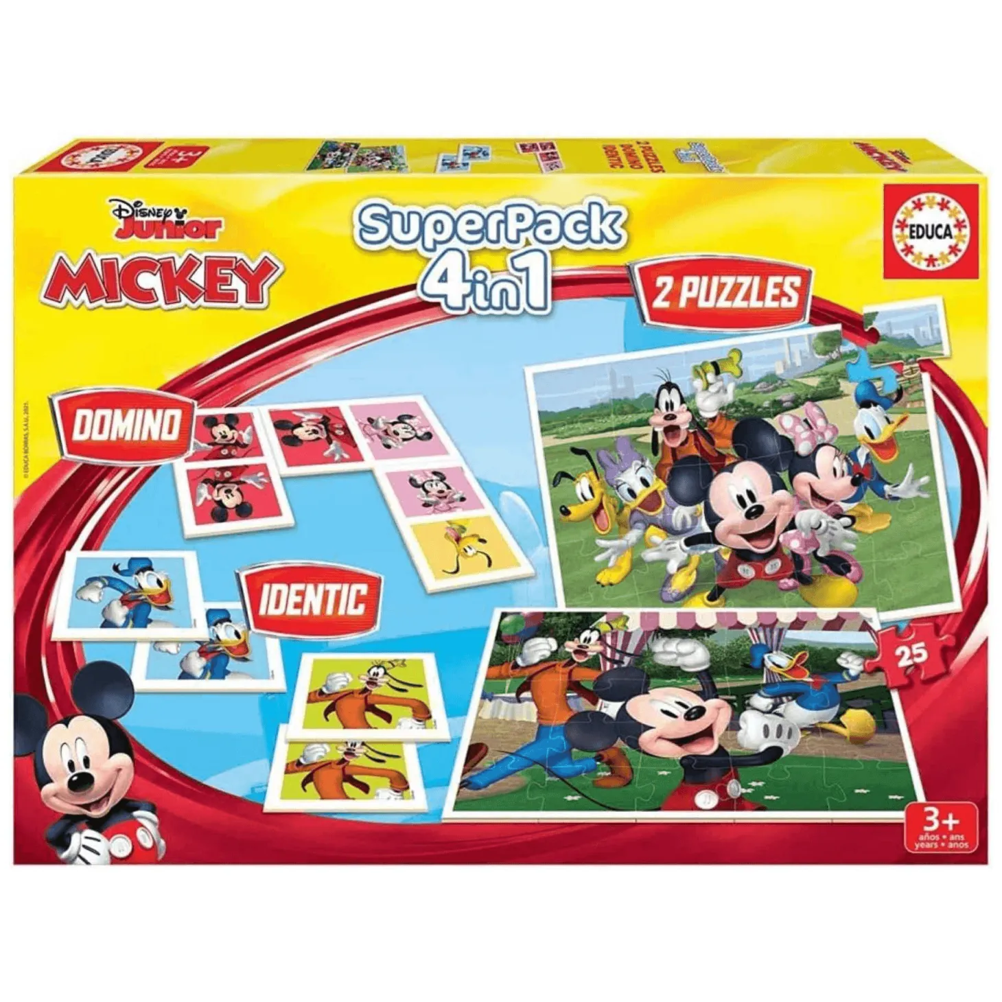 Mickey and Friends Superpack con Puzzle y Juegos Educativos