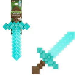 Minecraft Espada de diamante encantada con luces y sonidos juguetes