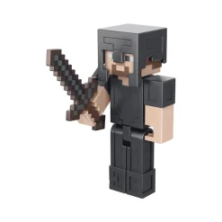 Minecraft Figura Articulada Steve con Armadura de Netherita cm