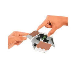 Minecraft Figura De Acción 2 En 1 Flippin Figs Panda Y Tarta