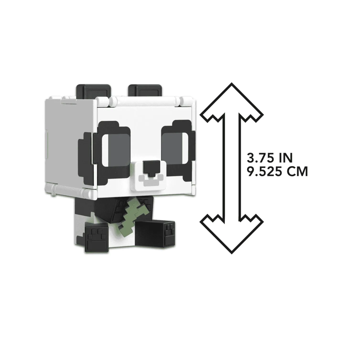 Minecraft Figura De Acción 2 En 1 Flippin Figs Panda Y Tarta