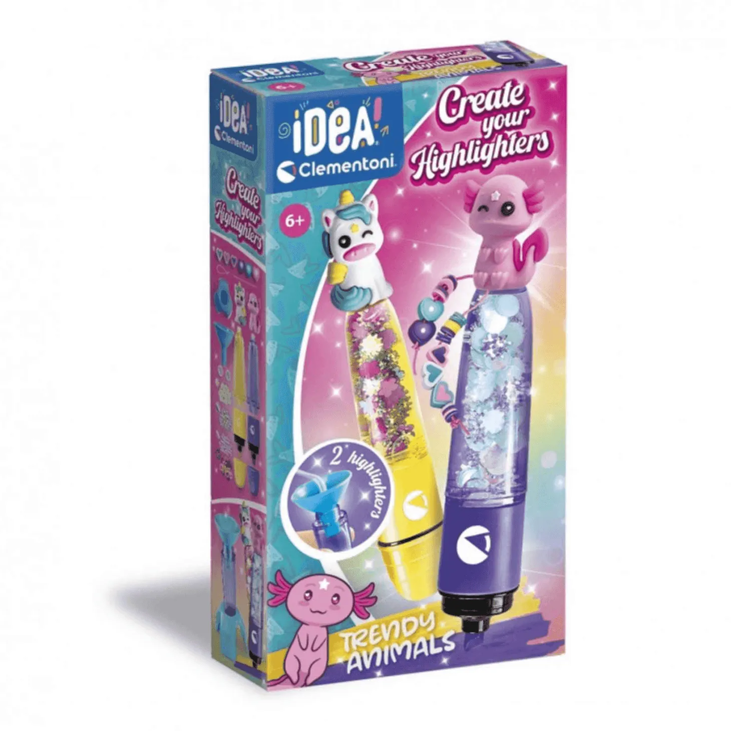 Mini Laboratorios de subrayadores Trendy Animals de Clementoni