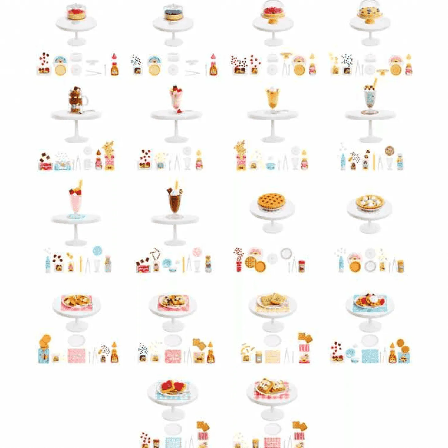 Miniverse Food Series Cenas MGA