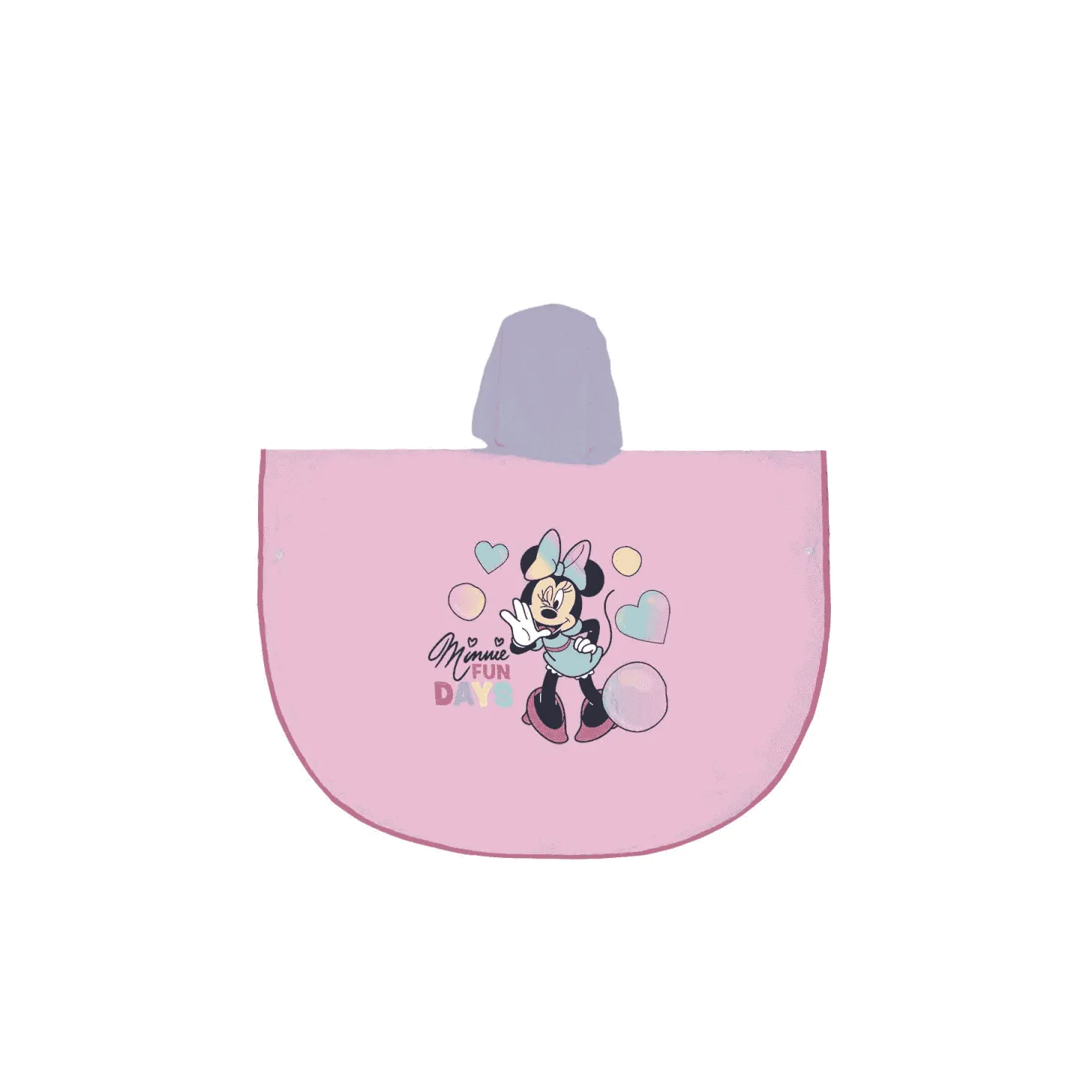 Minnie Impermeable Poncho Talla 3 a 4 años