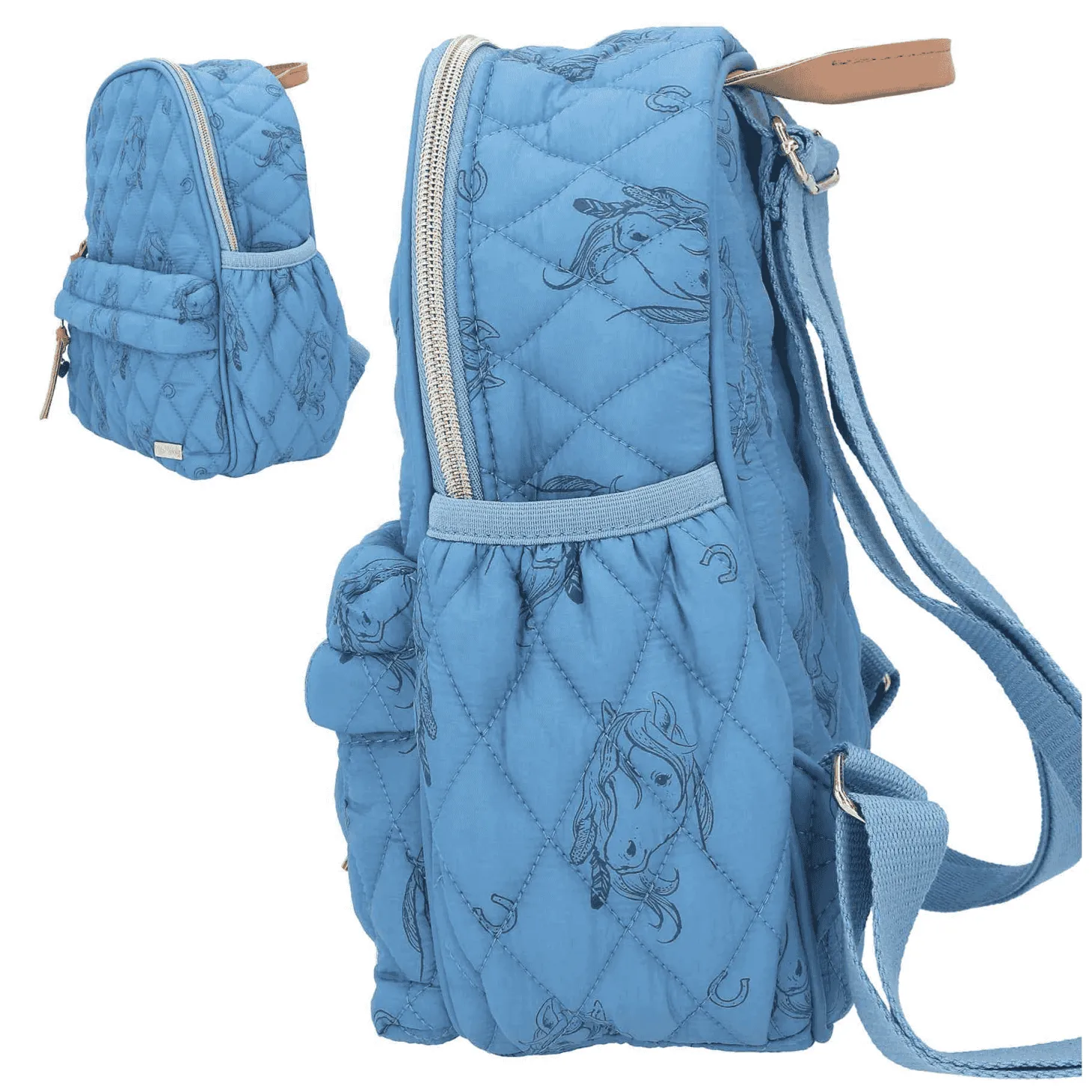 Miss Melody Mochila Blue Quilt